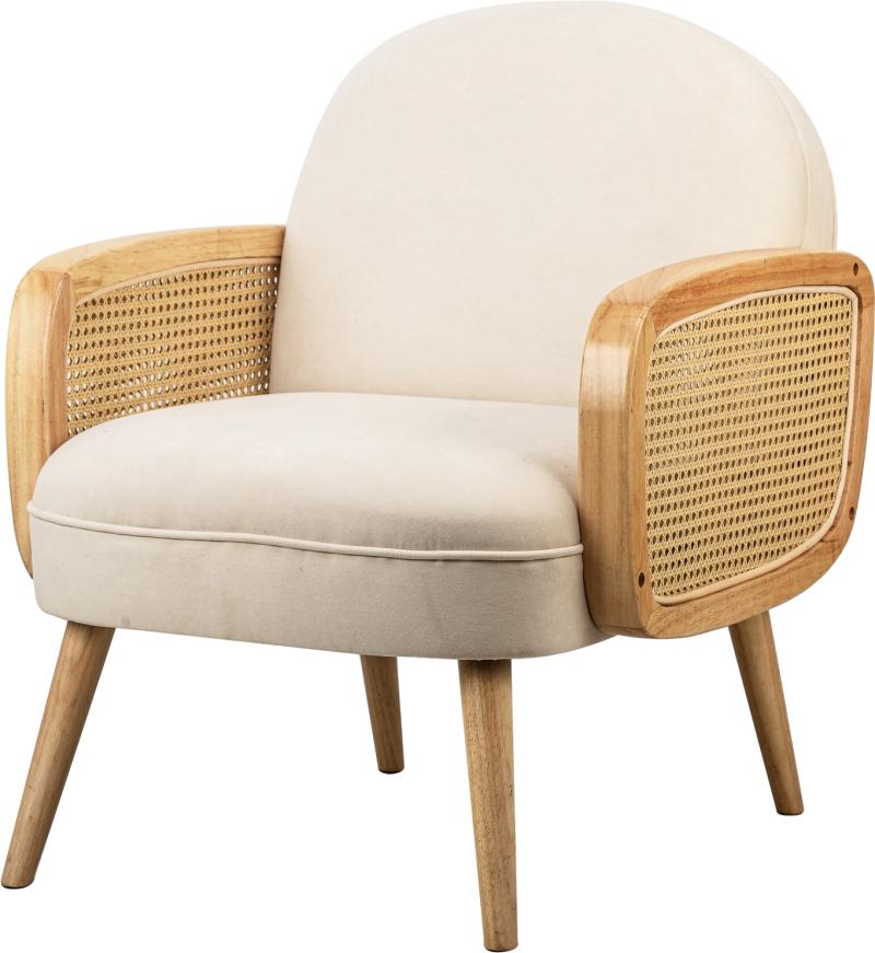 Lænestol Calvi i beige - Ergonomisk design fra Nordlys Furniture