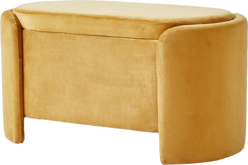 Entrébænk Nordlys Furniture Moss Gul Fløjl Med Skum Oeko-tex Certificeret 88ã 45ã 46