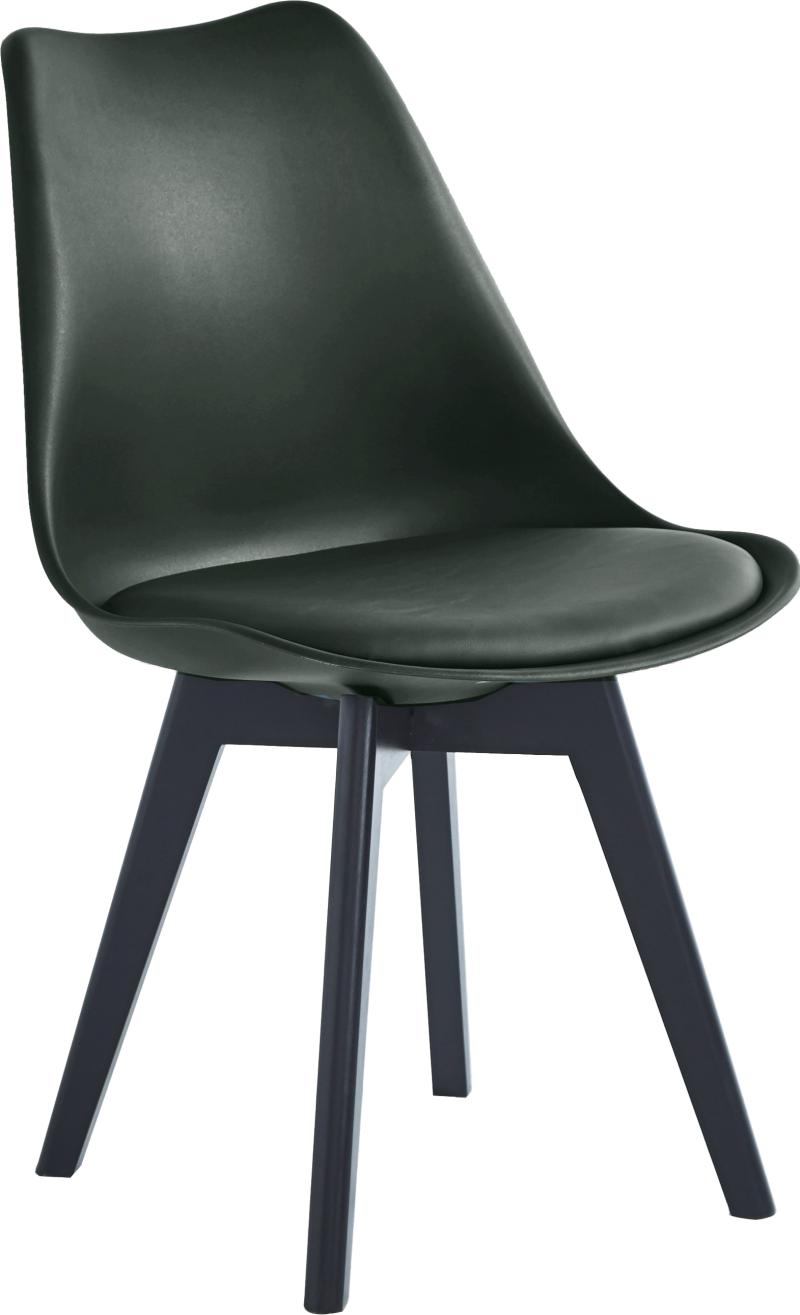 Spisebordsstol Nordlys Furniture Esbjerg Sort Polypropylen Fsc-bøgestel H84ã B49ã D53