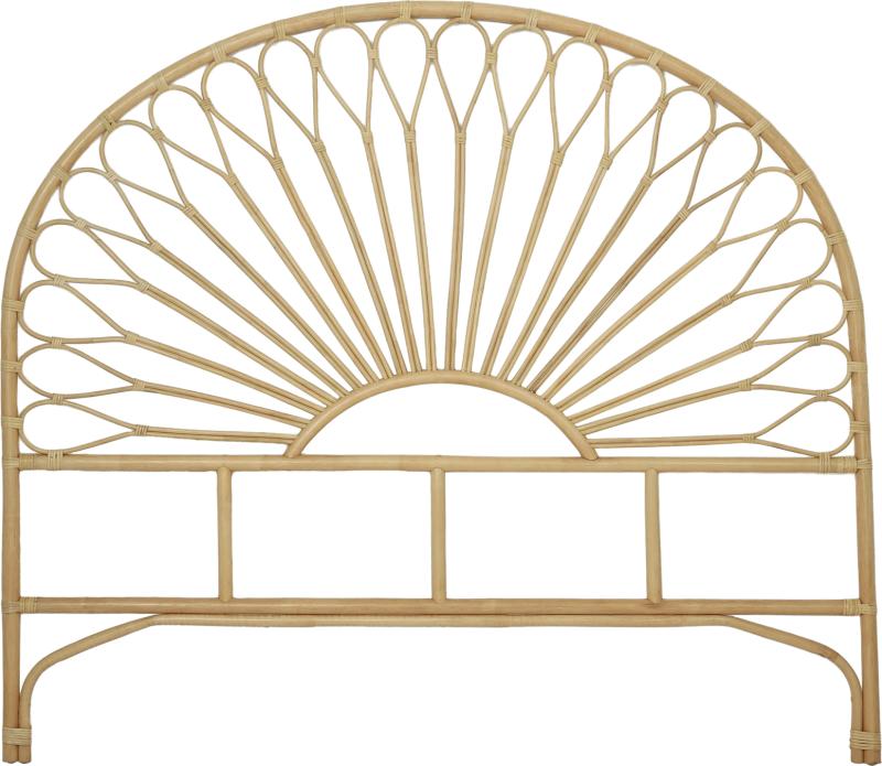 Sengegavl Bacan160 i Naturfarvet Rattan fra Nordlys Furniture