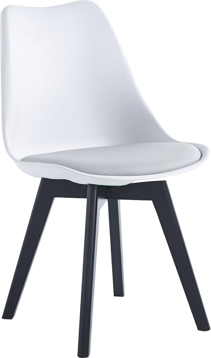 Nordlys Esbjerg Spisebordsstol - Hvid Ergonomisk Komfort