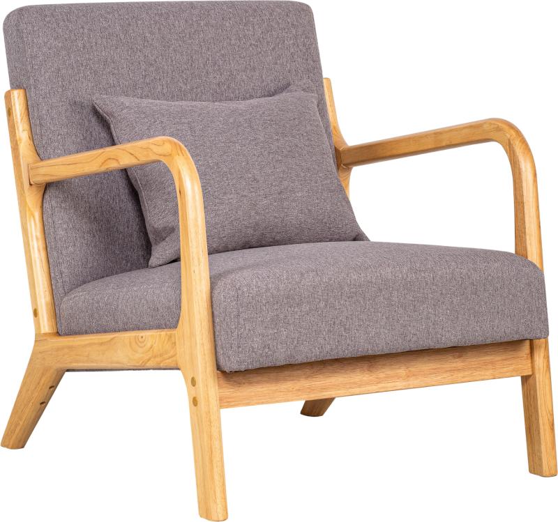 Loungestol Ohama i Grå Gummitræ fra Nordlys Furniture