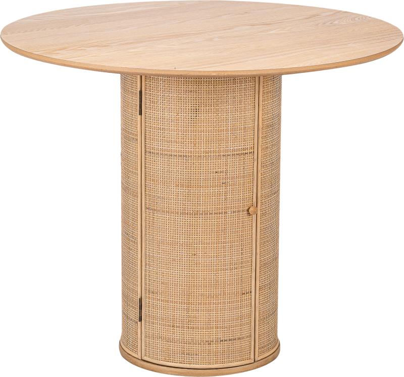Rundt Spisebord Havana - Brunolieret Fyrretræ Ø90 cm