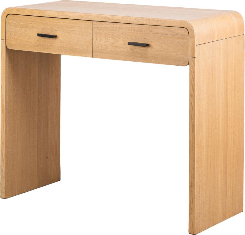 Konsolbord Nordlys Furniture Lulea Naturbrun Fsc-certificeret Bøgetræ 90ã 39ã 79   Med   Skuffer