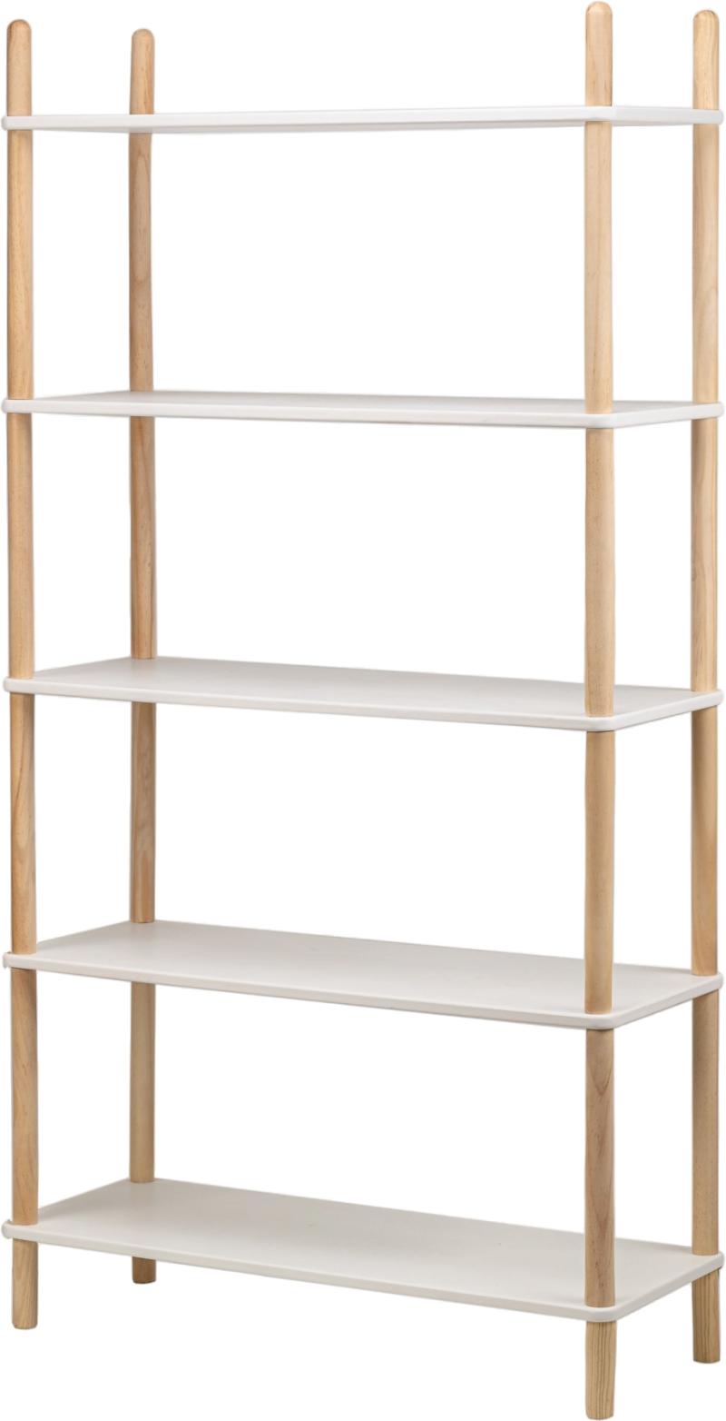 Reol Auckland Fra Nordlys Furniture Hylder Massivt Fsc-fyrretræ Hvid H154ã B76ã D26