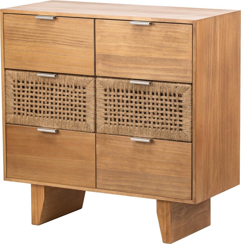 Malaga Kommode i Naturtræ med Reb fra Nordlys Furniture