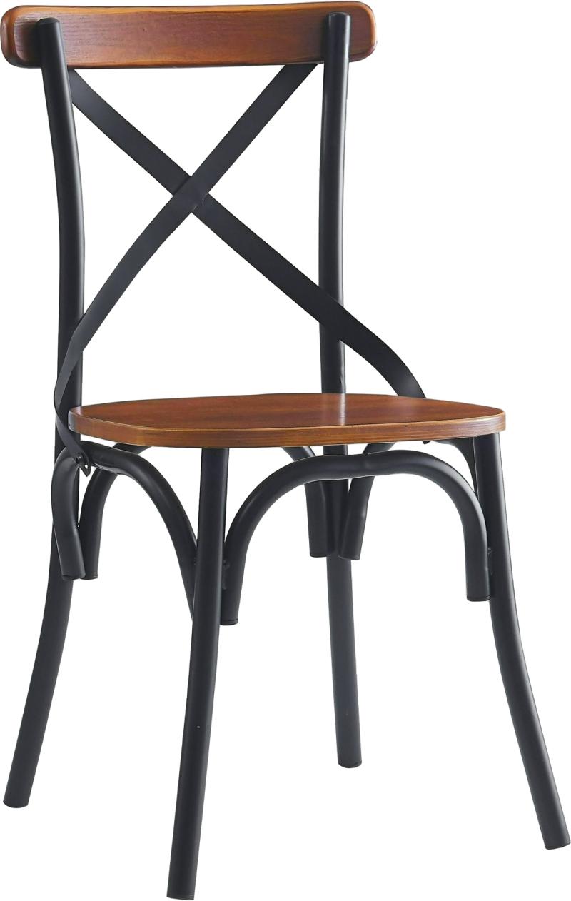 Spisebordsstol Spisestuestol Nordlys Furniture Howard Fsc-certificeret Asketræ Natur Sort Metalramme