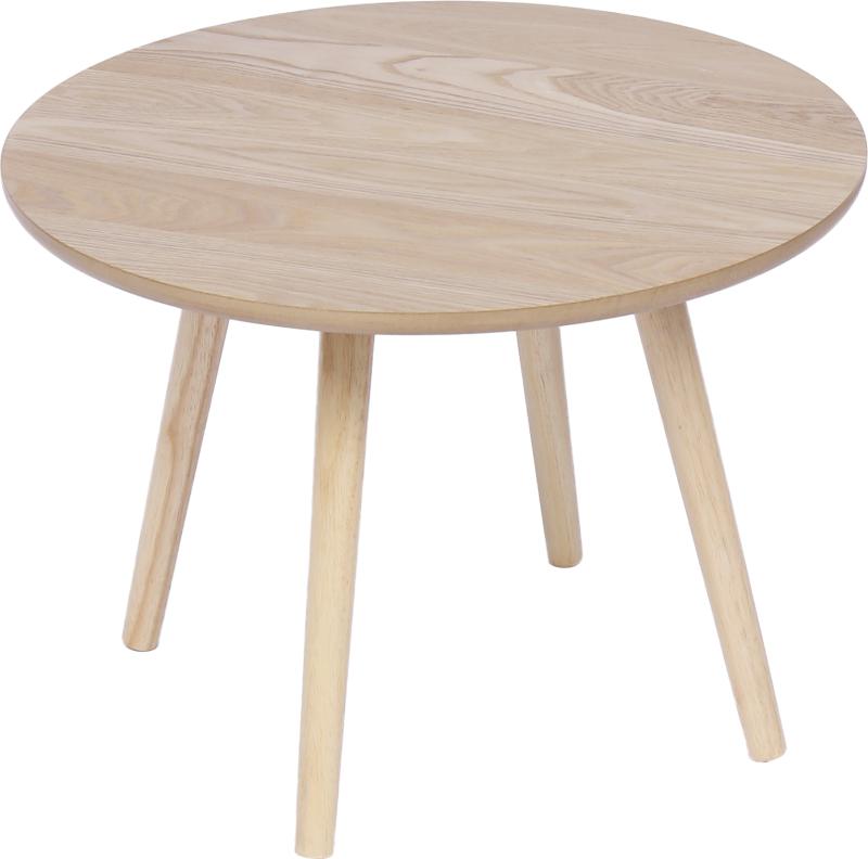 Sidebord Sofabord Nordlys Furniture Ginza Natur Fyrretræ ø50 H37 Fsc-certificeret
