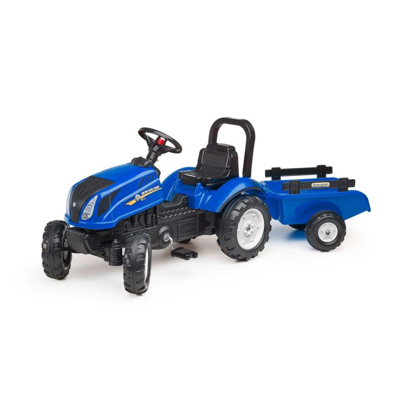 New Holland Pedaltraktor med Trailer - Fantastisk Tilbud!