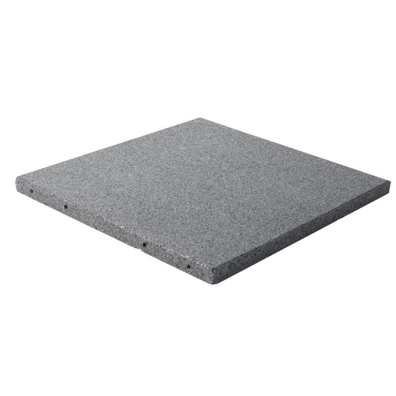 Nordic Play Active Gummifliser - Grå 30 M2, 120 Stk.
