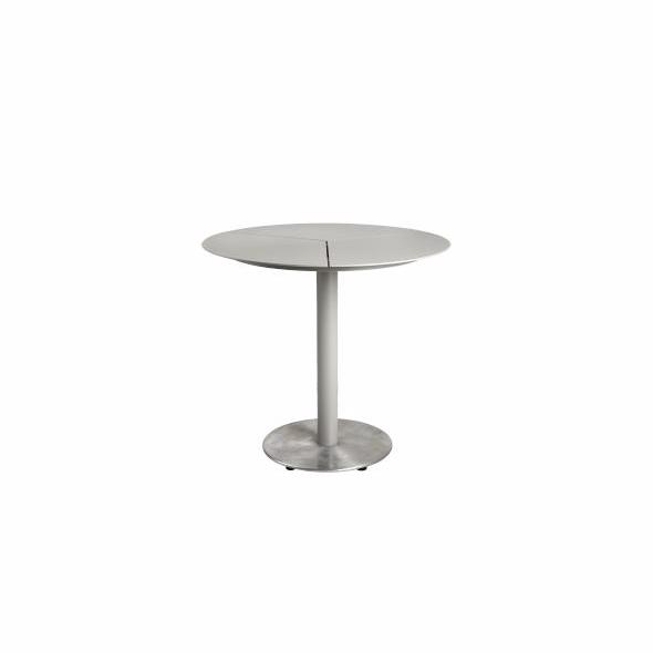 Peace Havebord   80   Light Grey Havebord   Runde Haveborde Brafab Enggården Havemøbler
