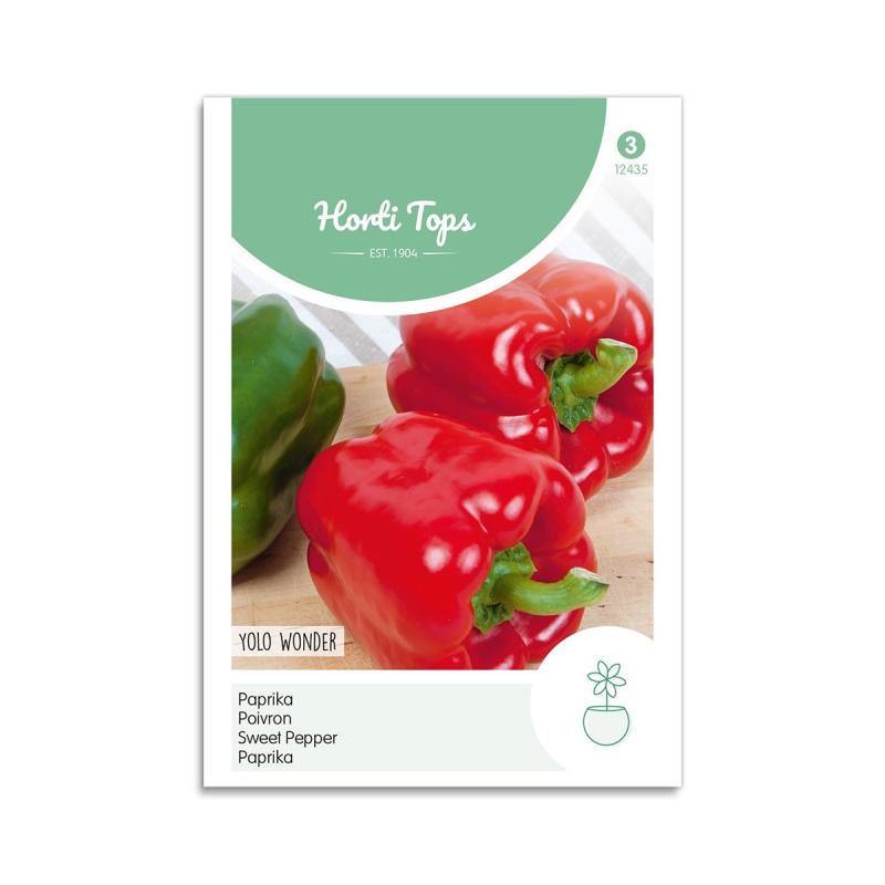 Peberfrugt Frø "Yolo Wonder" - Horti Tops Tilbud!