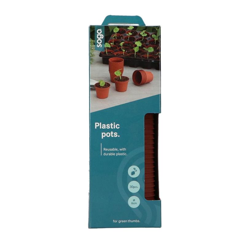 Plantepotte   Plast ø6   30 Stk