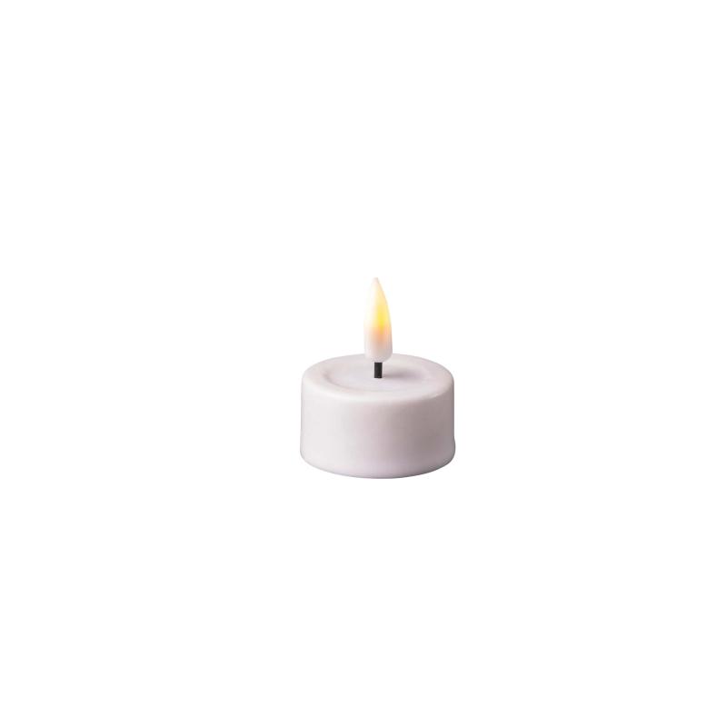 Deluxe Homeart Hvide Led Fyrfadslys   Stk