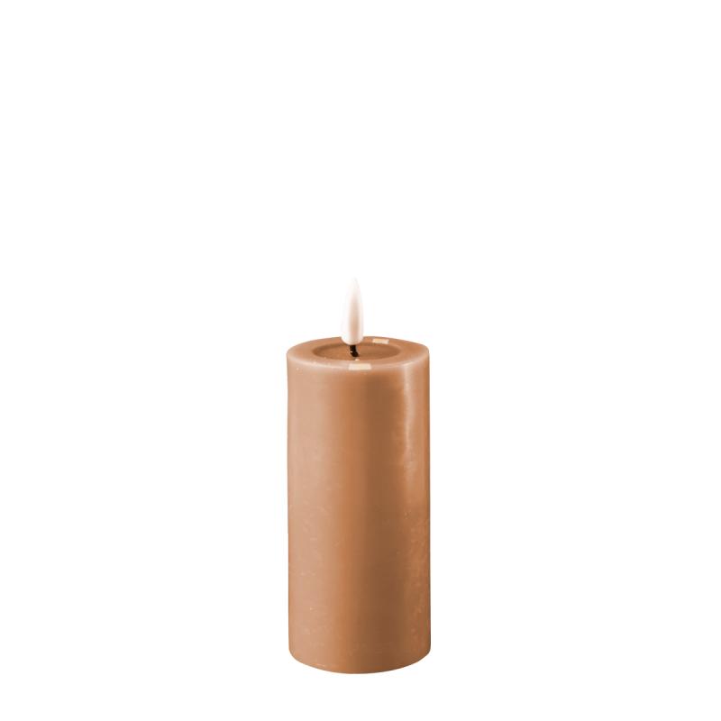 Deluxe Homeart Caramel Led Bloklys 5x10