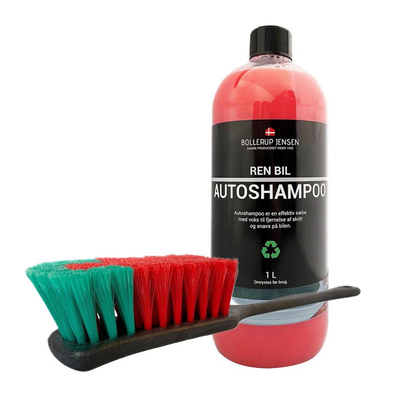 Ren Bil Autoshampoo med Autobørste - Effektiv Rengøring
