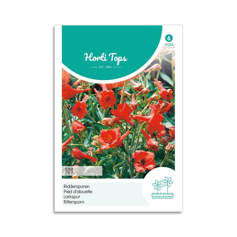 Ridderspore Frø "Fox" - Horti Tops på tilbud!