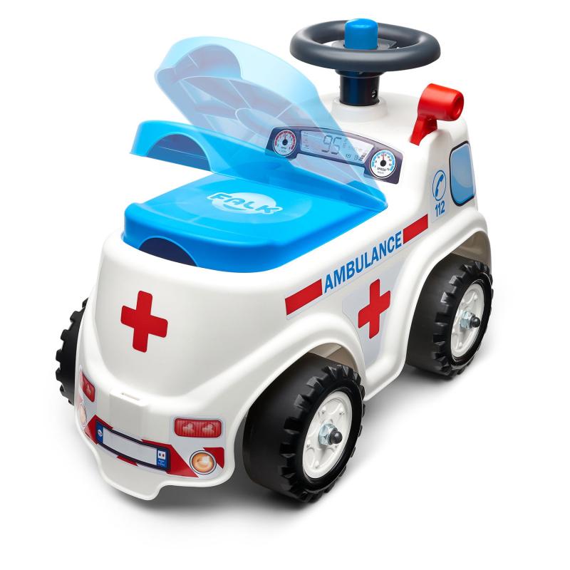 Ride-on Ambulance med Opbevaringsrum til Børn