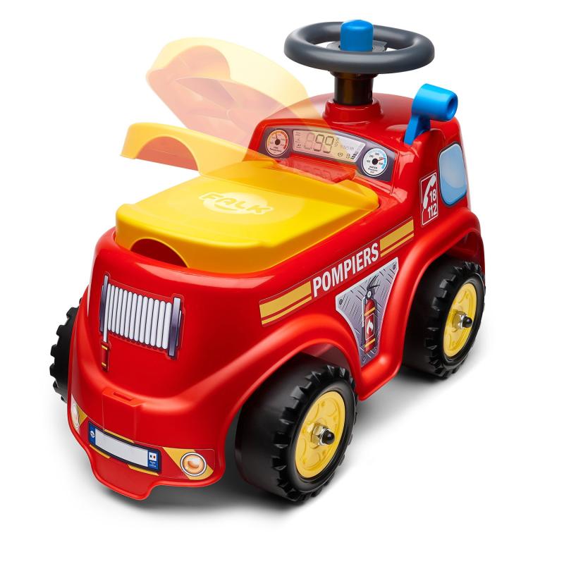 Ride-on Brandbil med Opbevaringsrum til Børn
