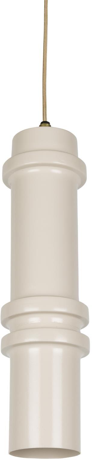 Pendellampe Studio White Duct Lysgrå Jern Højdejusterbar H37 10 10