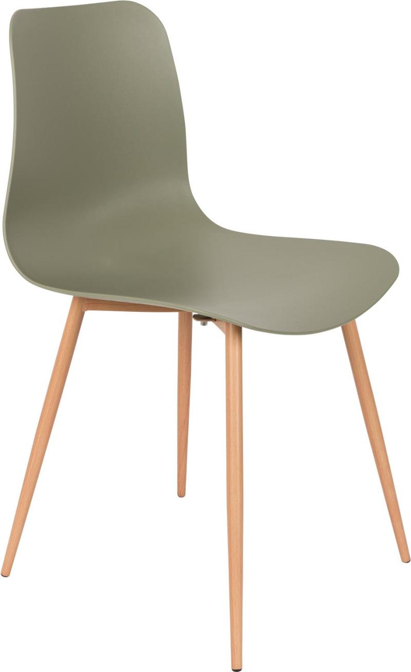 Spisebordsstol Studio White Leon Taupe Polypropylen Jernben H80xb44 5xl49