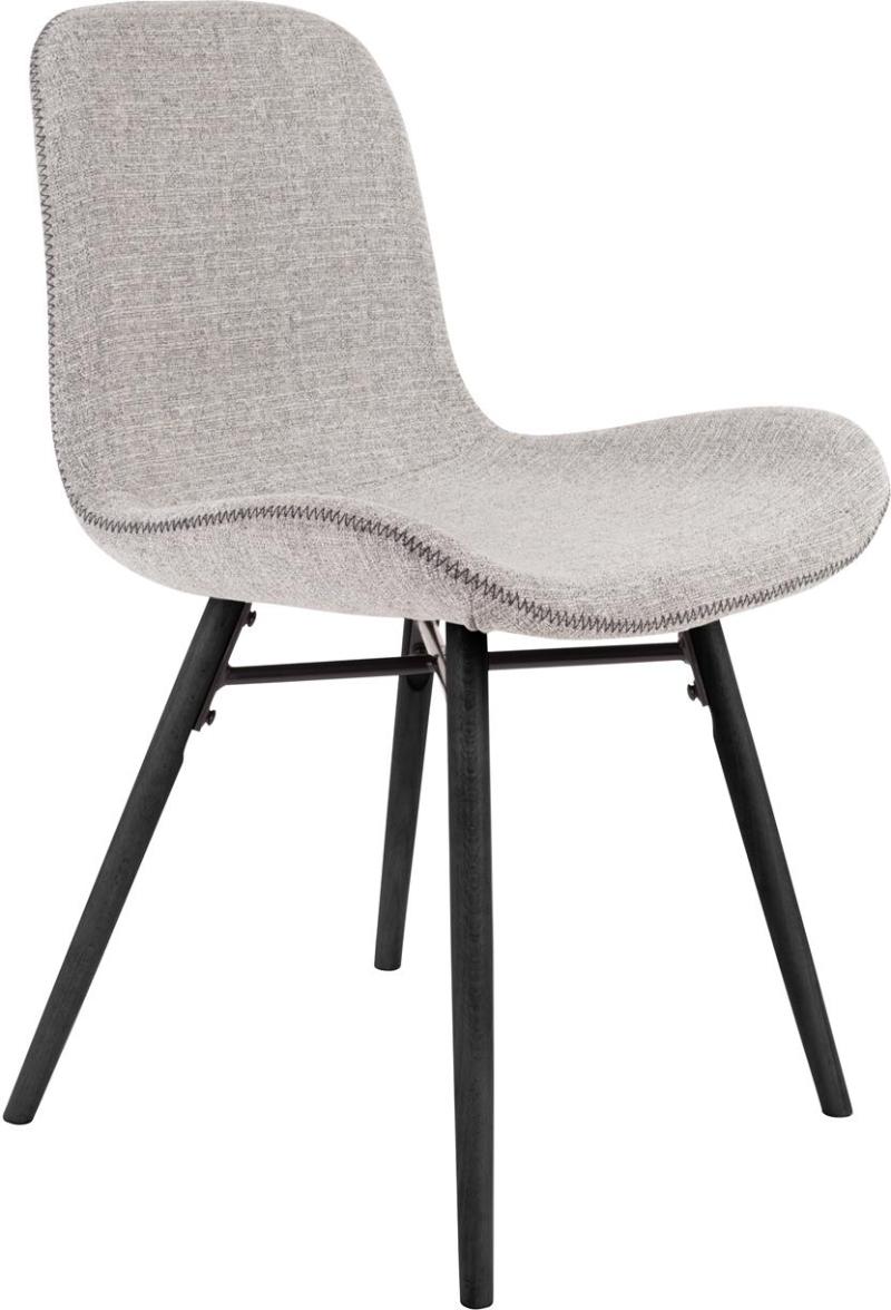Spisebordsstol Studio White Lester - Sølvfarvet Design