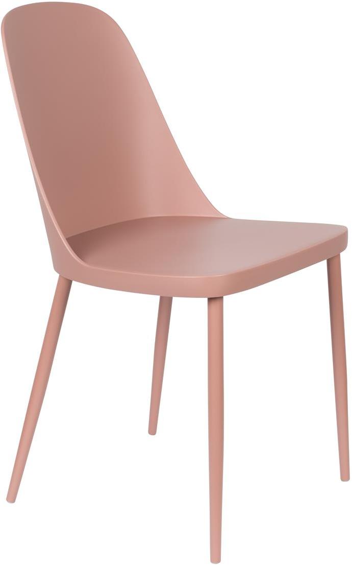Spisebordsstol Pip i Støvet Rosa – Elegant Minimalisme