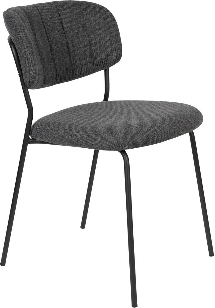 Spisebordsstol Jolien i Askegrå - Moderne Elegance