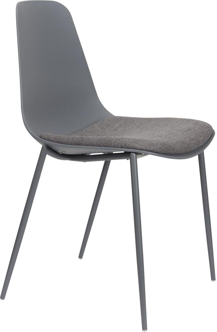 Moderne spisebordsstol i mørkegrå - Studio White Jeffrey