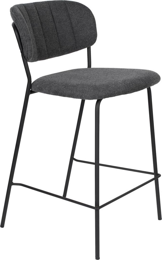 Elegant Askegrå Barstol fra Studio White - Jolien