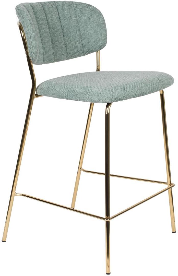 Elegant Jolien Barstol i Sølv - Komfort og Stil