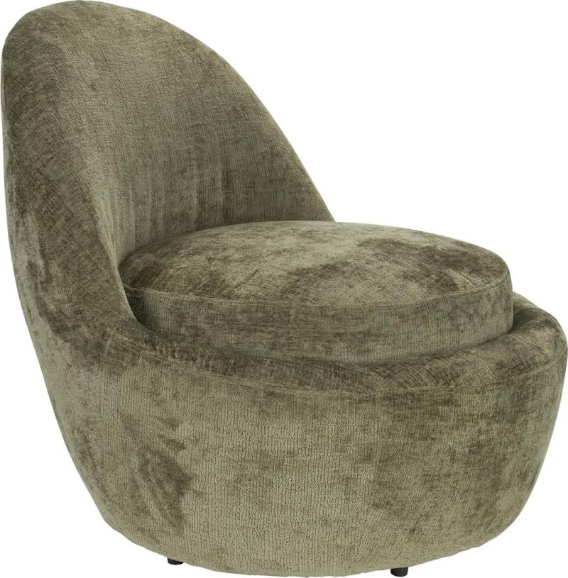 Loungestol Studio White Nash   Brungrå Polyester H83xb61xl61