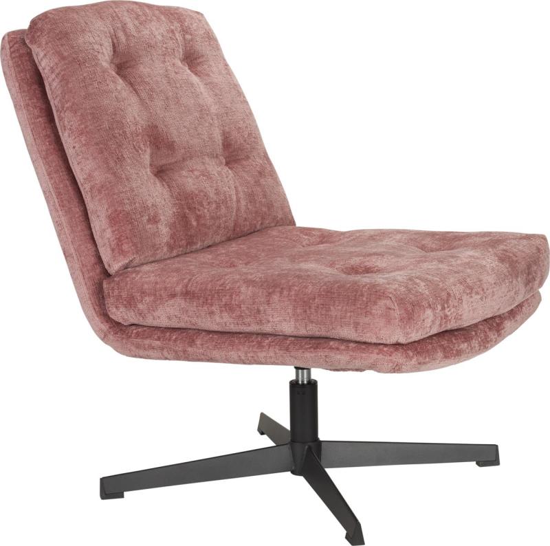 Loungestol Kai i Støvet Rosa fra Studio White - Stil & Komfort