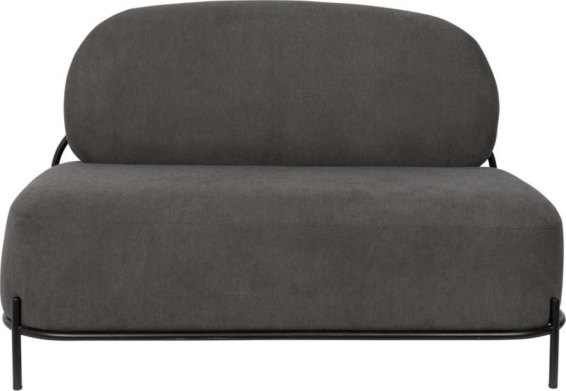 Loungesofa Studio White Polly Askegrå Polyester 125x77x71