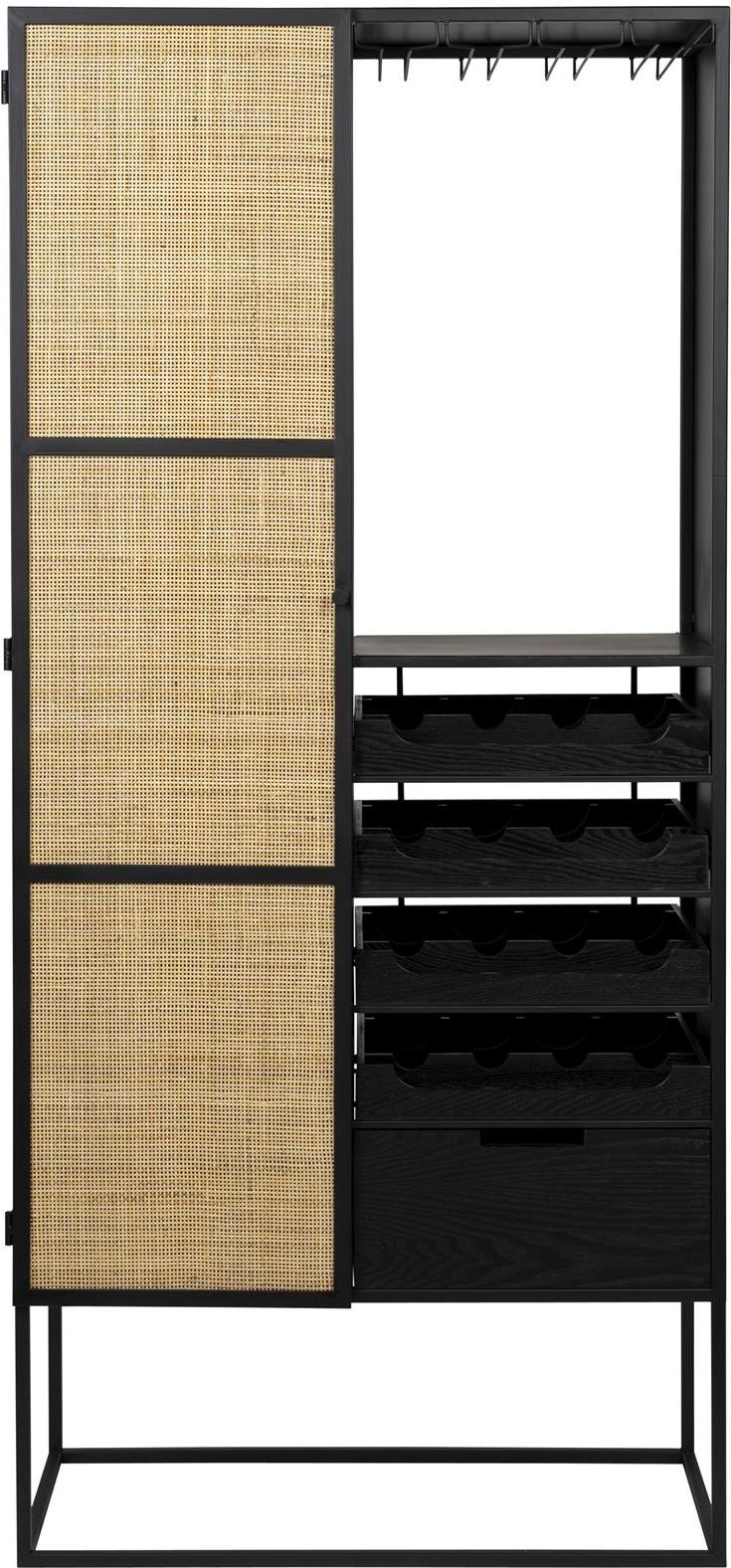Elegant Antracit Vinskab fra Studio White - Moderne Design