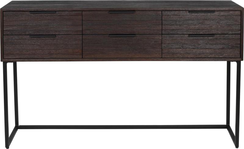 Skænk Studio White Webster   Genanvendt Teak   Antracit H82xb135xd35   Med   Skuffer