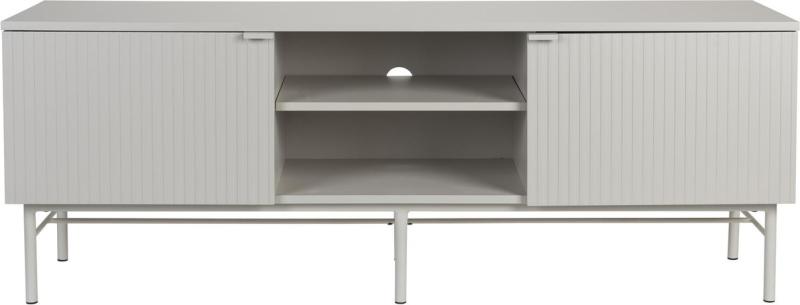 Skænkebord Studio White Cayo i Sølv - Elegant Stue Møbel
