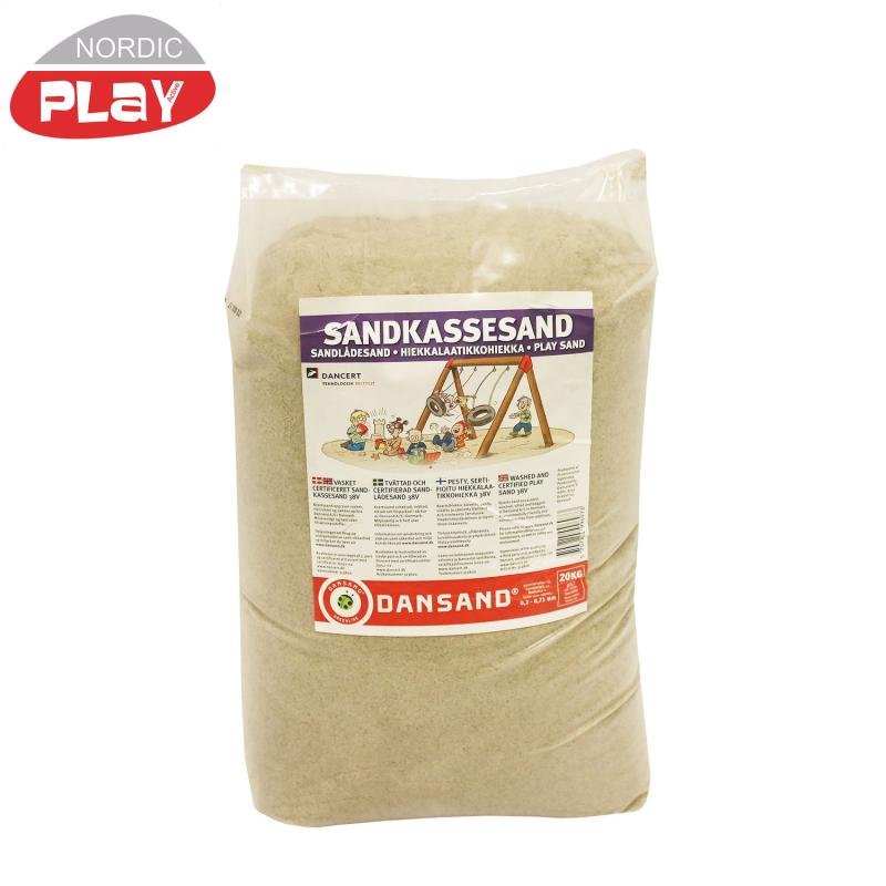 Sandkassesand 240 kg - Miljøvenligt og sikkert til leg