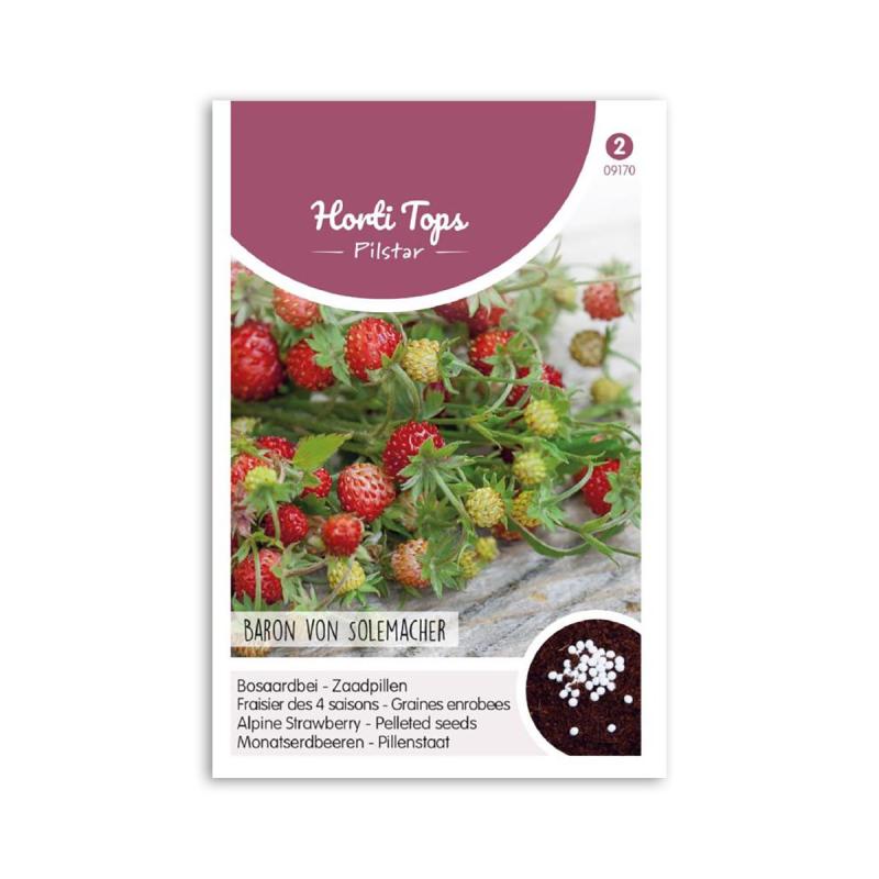 Skovjordbær Såpille Frø Quot Baron Von Solemacher Quot Horti Tops