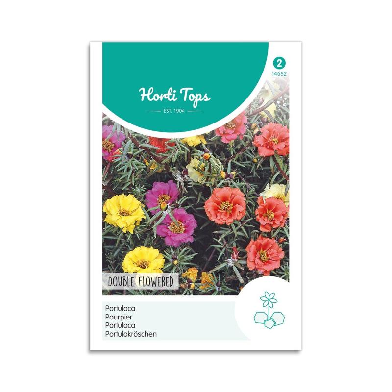 Solportulak Frø med Dobbelt Blomst - Horti Tops