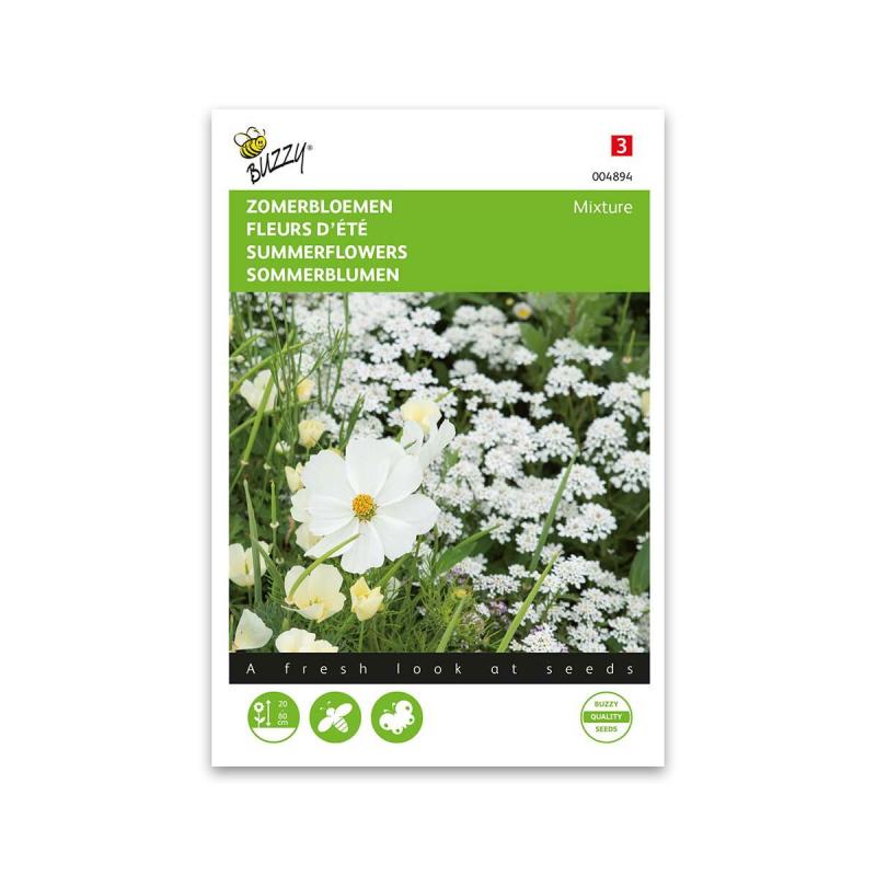 Sommerblomster Frø  Hvid Mix