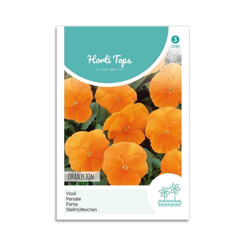Stedmoderblomst Frø  Quot Pure Orange Quot  Horti Tops
