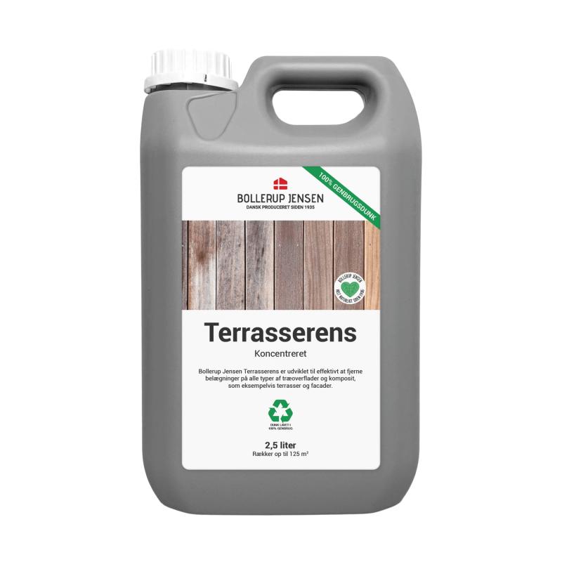 Miljøvenlig Terrasserens til træoverflader - 2,5 Liter