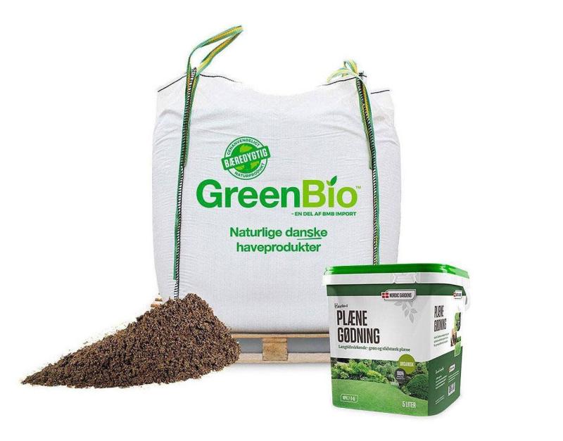 Topdressing med Plænegødning fra GreenBio - Specialtilbud!