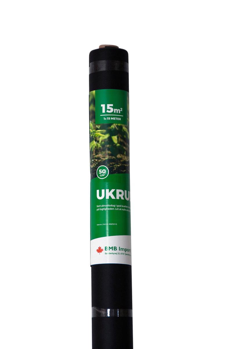 Ukrudtsdug 15 Meter - Effektiv ukrudtsbekæmpelse!