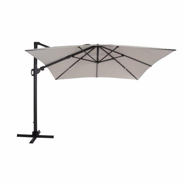 Varallo 3x3m Sand Diverse   Haveparasol Brafab Enggården Havemøbler