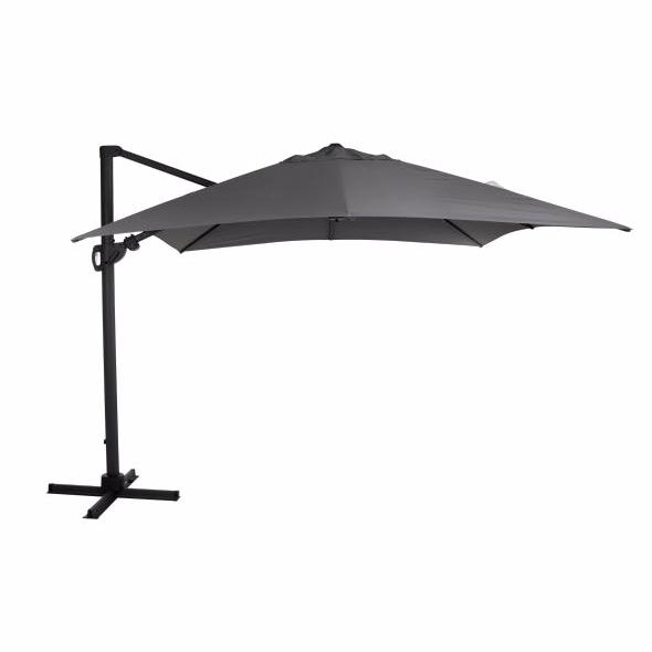 Varallo ø3m Mørkegrå Diverse   Haveparasol Brafab Enggården Havemøbler