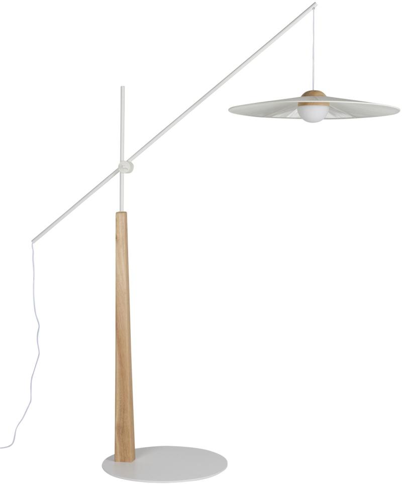 Gulvlampe Zuiver Belle Justerbar Vipbar Læselampe   Jern Sølv Indendørs H200   Ip20