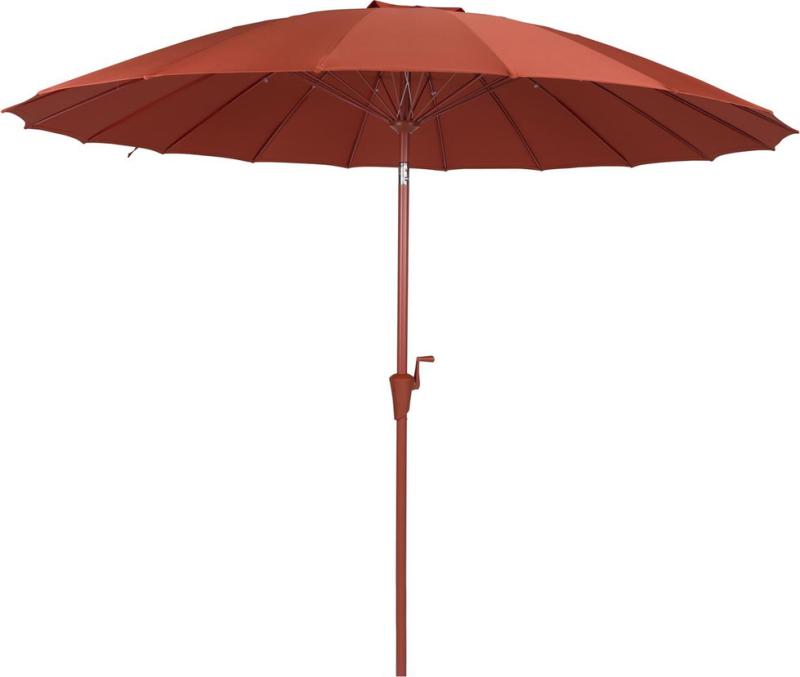 Udendørs Parasol Zuiver Marsala Ø250 cm - Dyb Rød Design