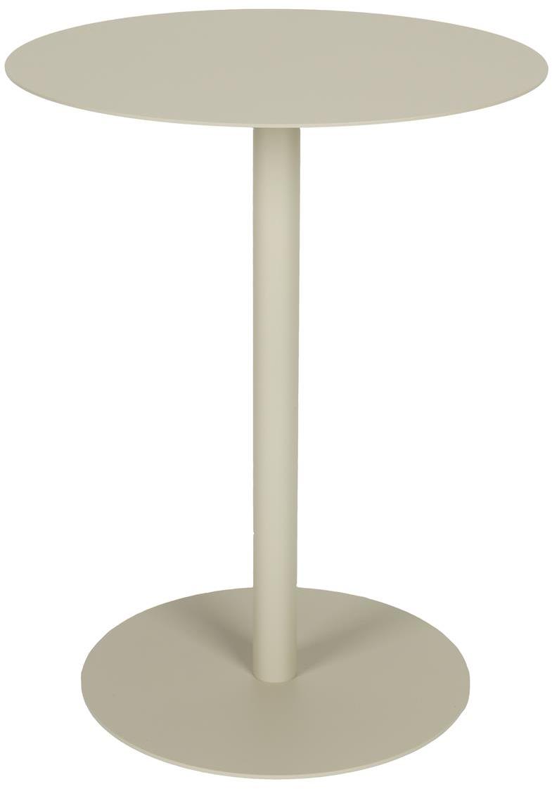 Sidebord Zuiver Snow Ø35 cm - Lysegrå Stål til Indendørs & Udendørs